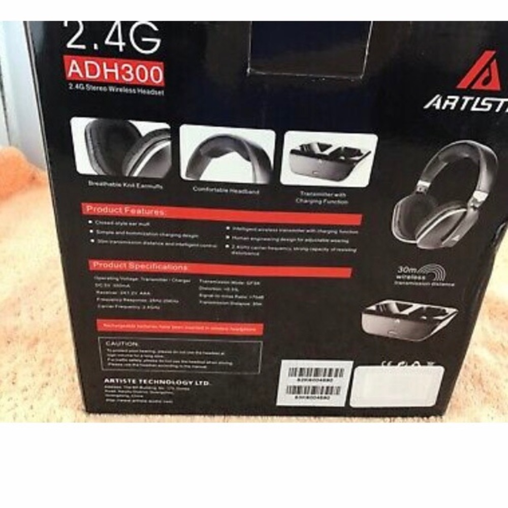 Artiste 2.4 wireless headset